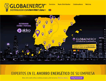 Tablet Screenshot of globaenergy.com